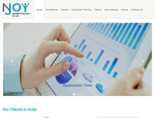Tablet Screenshot of njoy-learning.com